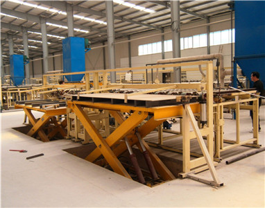 gypsum board processing line