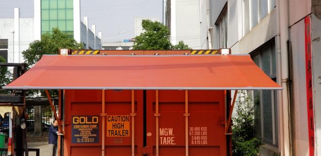  Folding Container Awning
