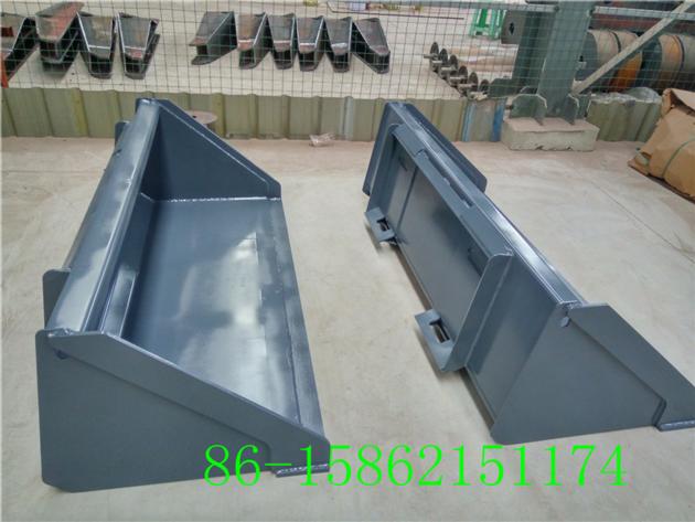 standard bucket attachments for skid loader