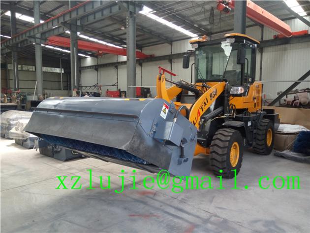 Skid Loader Road Sweeper Attachments