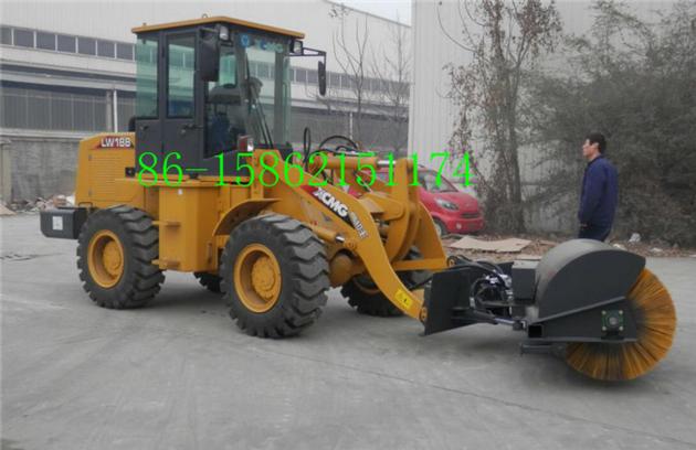 Snow Sweeper Attachments For Skid Loader