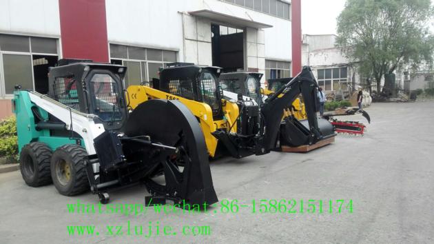skid loader attachments rock saw