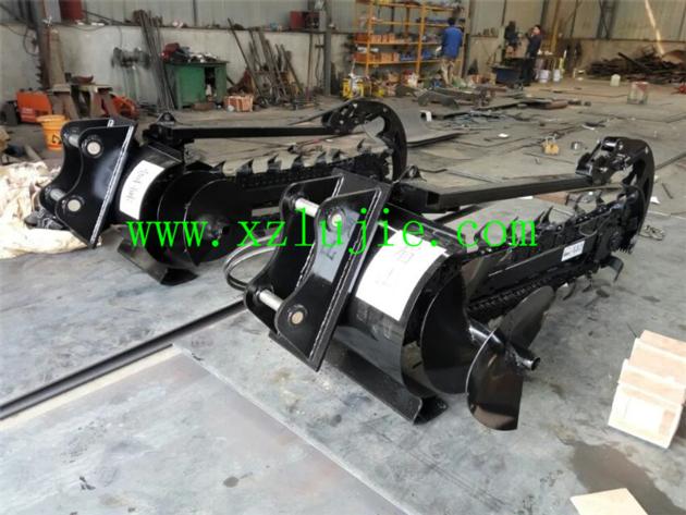 skid steer loader trencher