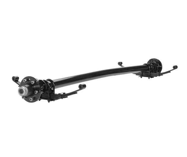 Trailer Leaf Spring Axle with Idler Hubs