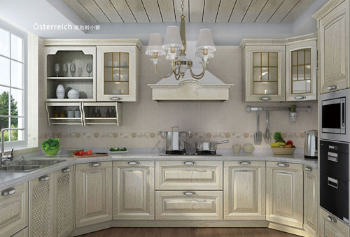 YALIG Solid Wood Kitchen Cabinet