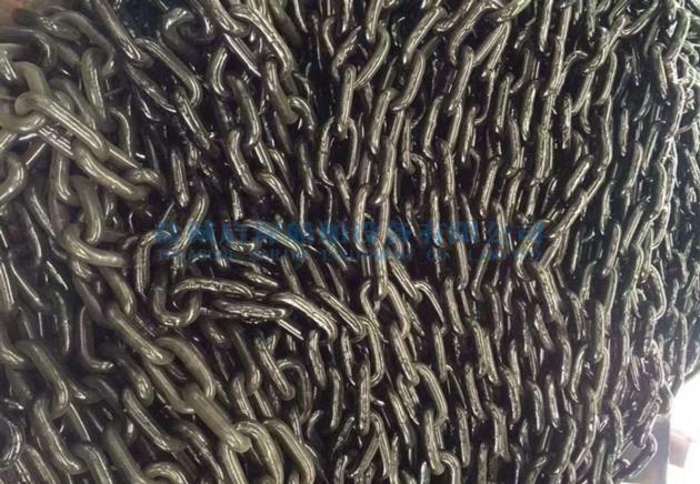 Black Coated 28mm Studless And Stud
