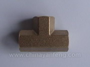 Brass Female Pipe Tee , Brass Tee Fitting