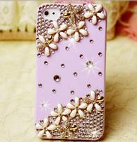 3D Crystal Mobile Phone Case for Iphone 5, Fashion Luxury 