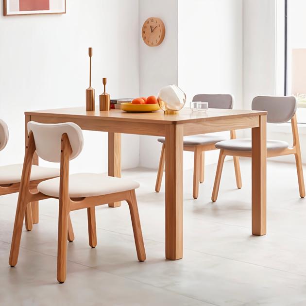 Modern Solid Wood Dining Table Set
