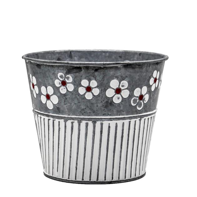 Cheap price metal flower bucket garden pot