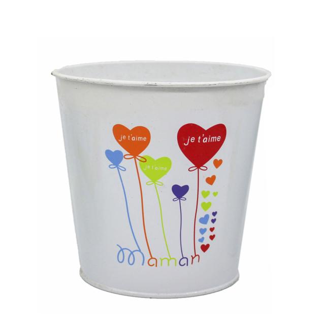 Supply kinds of metal flower pot bucket for home&garden decoration