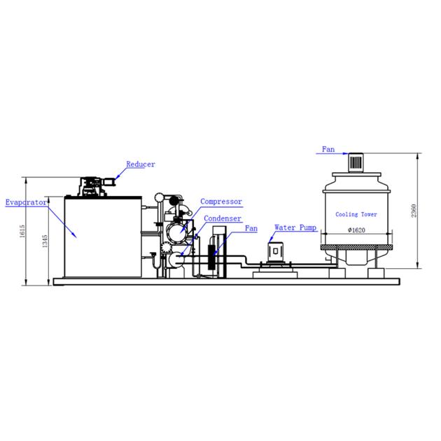 25Ton Flake Ice Machine