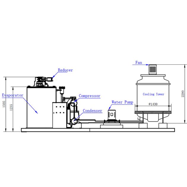 15Ton Flake Ice Machine