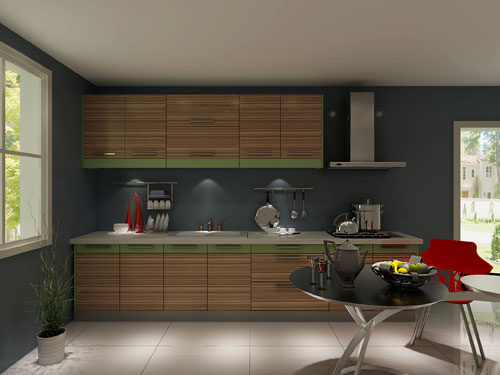 YALIG Melamine Kitchen Cabinet