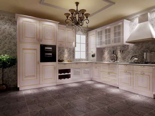 YALIG Lacquering Kitchen Cabinet