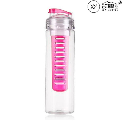 Personalized fruit infuser water bottle