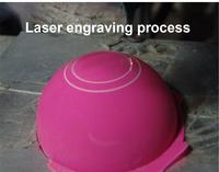 Lacrosse Balls Laser engraving process