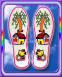 embroidered insole