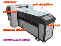 the flatbed printer use for Wood,Glass，PVC，metal,textile,t-shirt,etc.