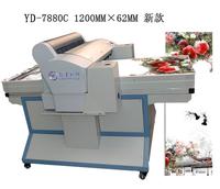 The flatbed printer for the glass processing