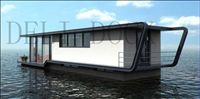 floating house, wooden house, preform house
