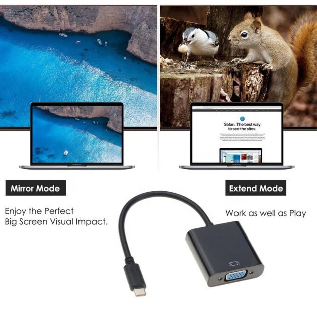 Type C To Female VGA Adapter