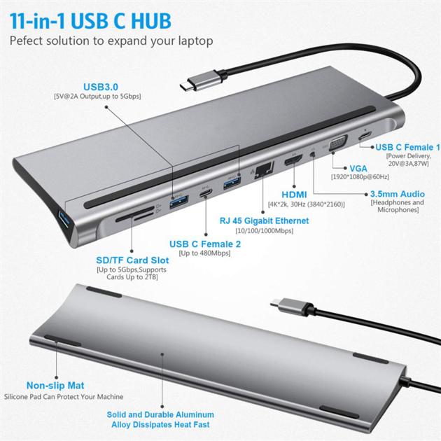 11 In 1 Type C Adapter