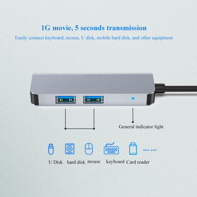 Type C 3 In 1 Docking