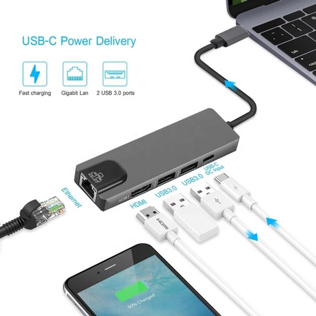 5 In 1 USB Type C