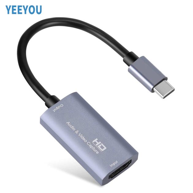 HDMI to USB-C live HDTV capture card