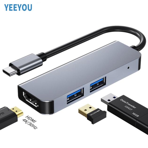 Type-C 3 in 1 Docking Station