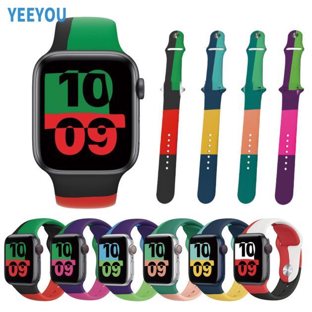 Silicone Watch Band Strap For Apple Watch Series