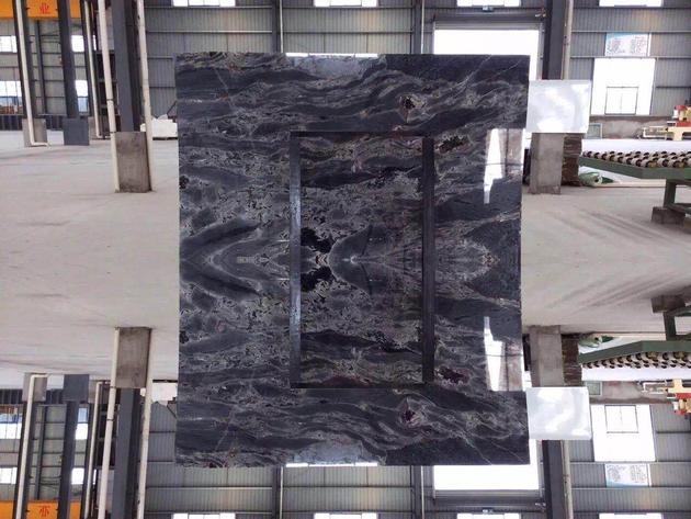 Beautiful High Polished Lava Ocean Marble