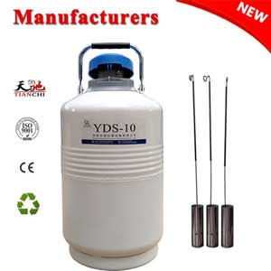 TIANCHI Cryogenic tank dewar 10L Semen container YDS-10L price in SY