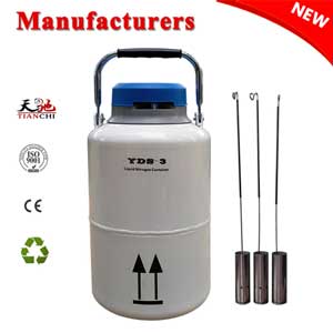 TIANCHI Ln2 storage dewars 3L Semen container YDS-3L price in NA
