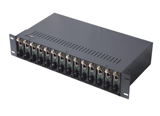 14 Slots Media Converters Rack