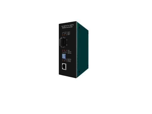 Industrial 10/100BaseTX to 100BaseFX Media Converter
