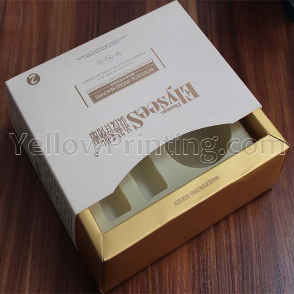 Paper box package with sleeve for cosmetics