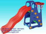 high plastic slide&backboard toys
