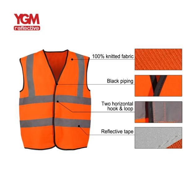 High Visibility Construction Security Custom Safety