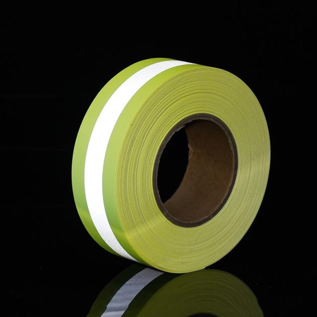 High visibility silver yellow flame retardant reflective tape for clothing