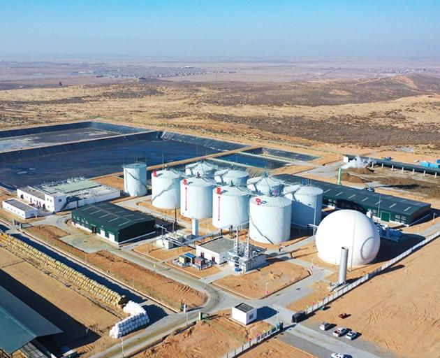 GROUND MOUNTED BIOGAS HOLDER