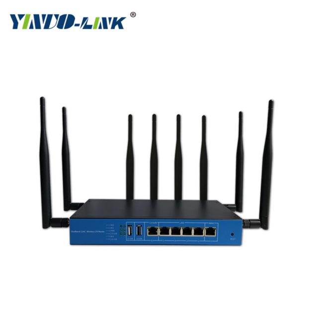 11ac 1200Mbps industrial high power 4g wifi router support QoS ,VPN,Firewall function               