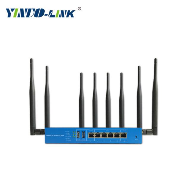 Yinuo-link best selling DIN rail wireless router industrial 300m lte wireless router
