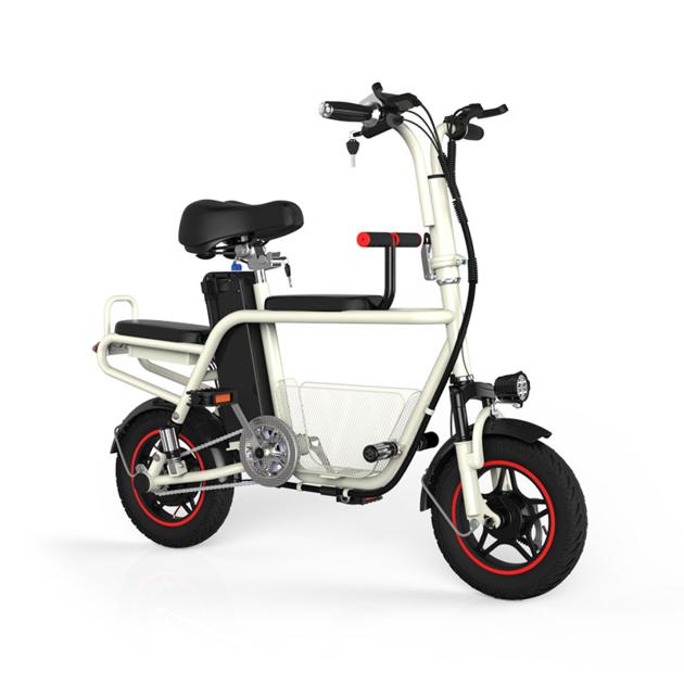 China made YIDI VV7 3 seats kid seat 60km range lithium battery foldable electric bike with pedal 