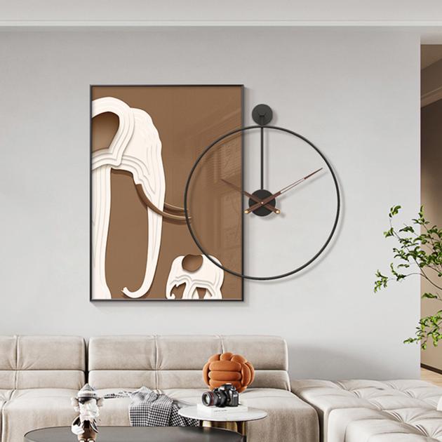 Decorative Crystal Luxury Wall Clock Modern