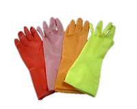 Household rubber gloves.Housheold latex gloves