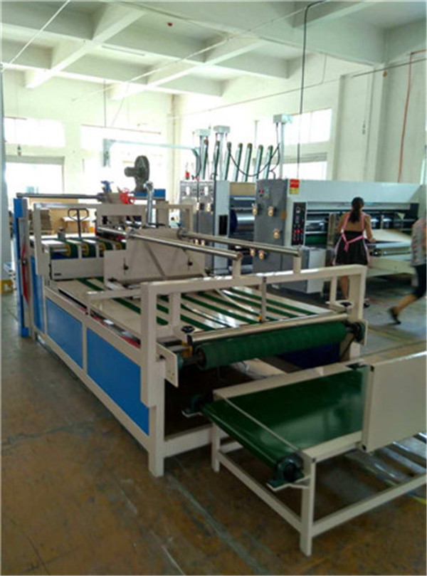 semi auto carton box paperboard folding/folder gluing/gluer machine manufacturer