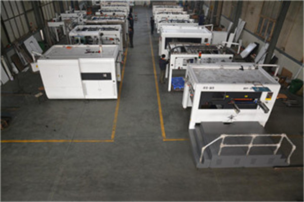 manual/automatic paper box cardboard die cutting and creasing machine