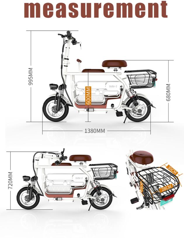 Pet Storage Rear Basket Folding Lithium